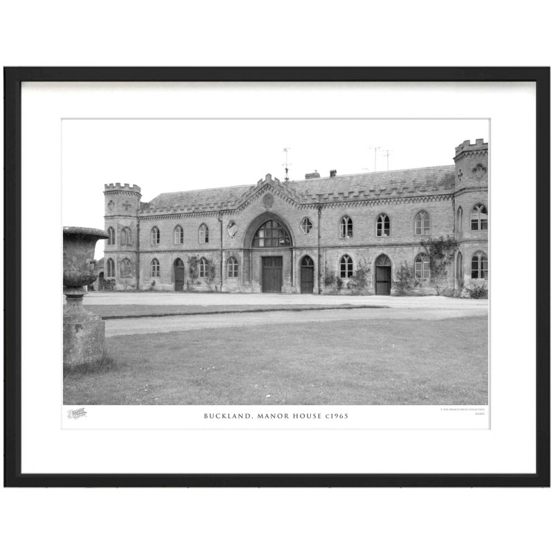Buckland, Manor House C1965 by Francis Frith - Single Picture Frame Print, 28cm H x 36cm W x 2.3cm D