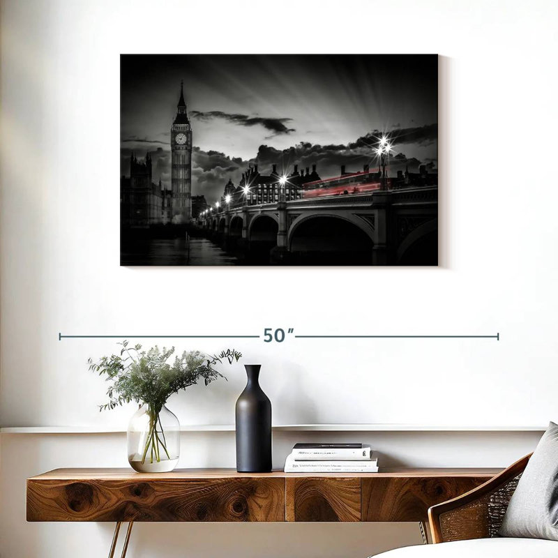 Sireci Westminster Bridge Sunset, 24" H x 36" W