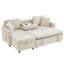 L Shaped Sofa Sleeper & Storage Chaise-1191037895