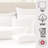 Abstract White Square Euro Cushion Pad-87820009
