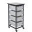 Commode de rangement à 4 tiroirs Gatun