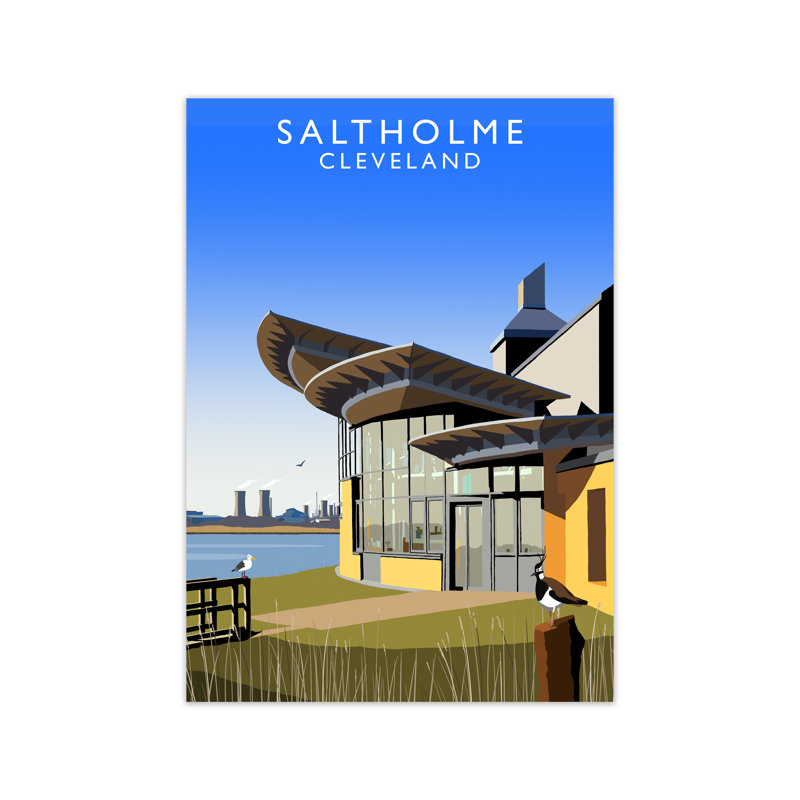 Saltholme Cleveland by Richard O'Neill - Print, 297 cm H x 21 cm W