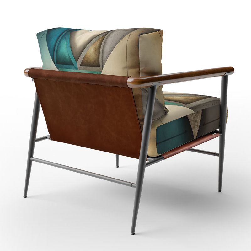 Fauteuil rembourré contemporain, Perfect Abstract, Noir, noir, noir, noir