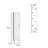 Storage Cabinet 71" H, Four Internal Shelves, Three Broom Hangers, White