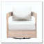 Fauteuil club d'extérieur pivotant en bois-85171663