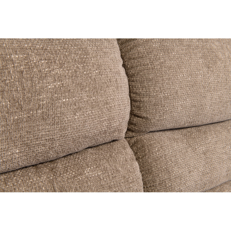 Imal 204cm Wide Wall Recliner Standard Recliner, Sand
