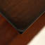 Bureau rectangulaire en bois massif de couleur noyer noir avec 3 tiroirs-1658386171