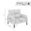 Fauteuil rembourré avec repose-pieds-1367451701