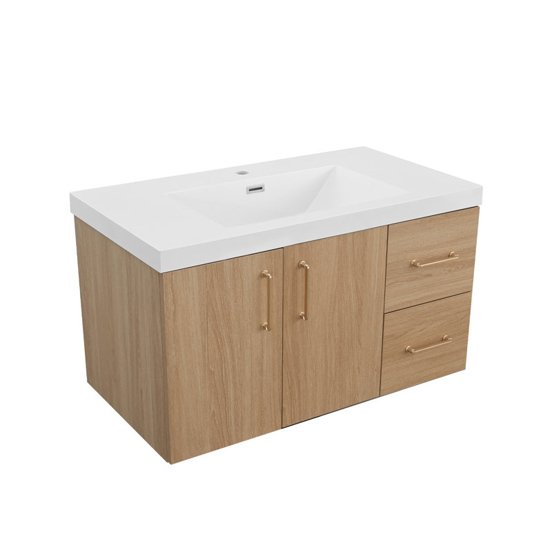 36" Bathroom Vanity With Sink Top