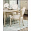 Ensemble de 2 fauteuils contemporains en bois de chêne clair revêtus de chêne clair pour la salle à manger et la cuisine