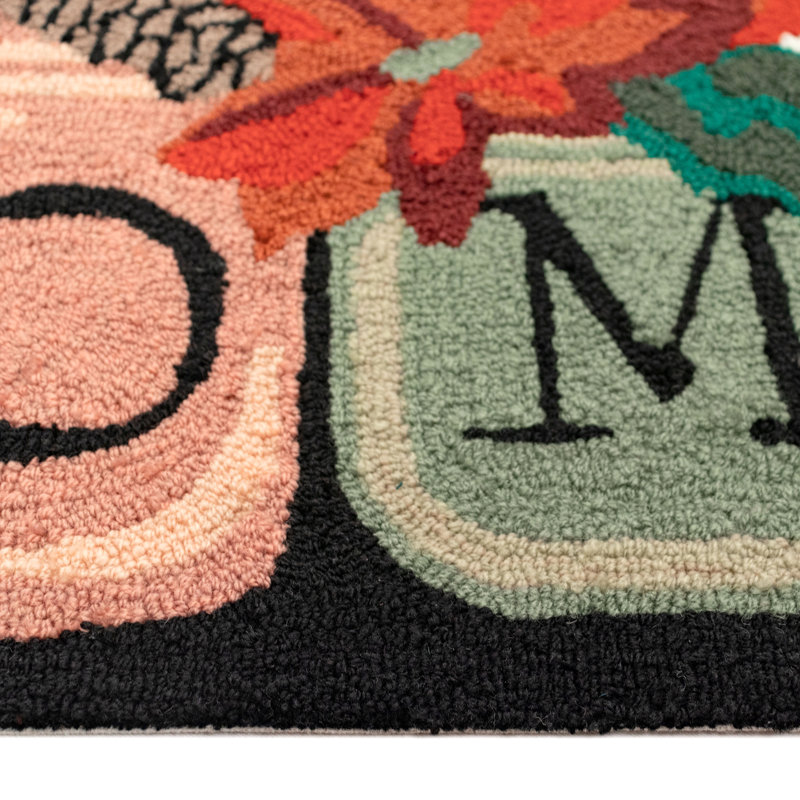 Tapis tissé à la main Safiyah, Rectangle 2 pi 6 po x 4 pi