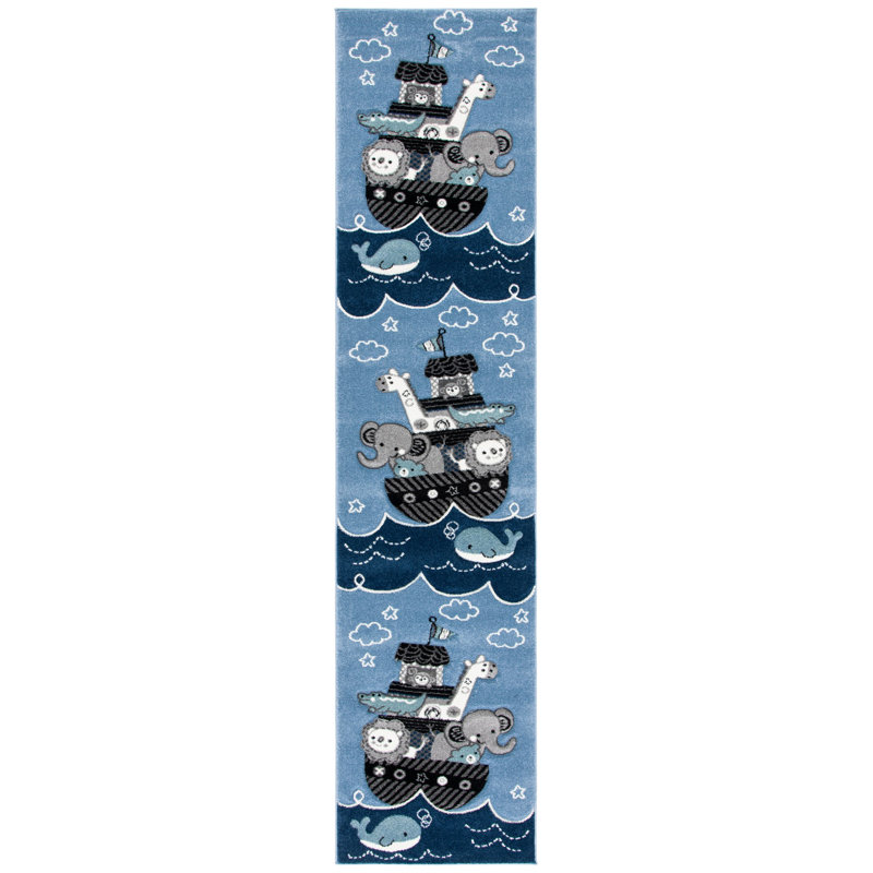 Tapis bleu Glantz, Tapis de couloir 2 pi x 8 pi