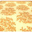 Tapis moderne fait à la main brun / orange 9 pi x 12 pi