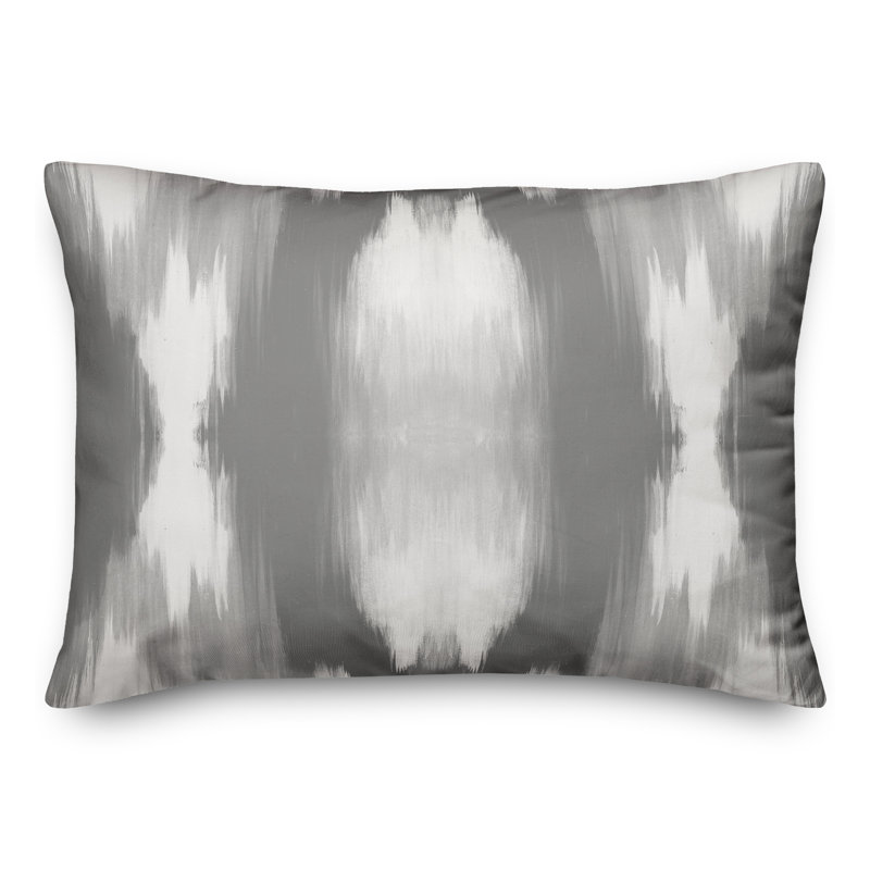 Housse et insert pour coussin d'extérieur Paint 18, gris