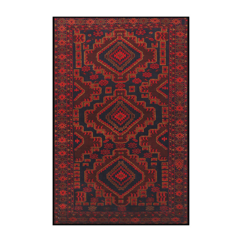Aljean Oriental Indoor Rug, Rectangle 8' x 12'