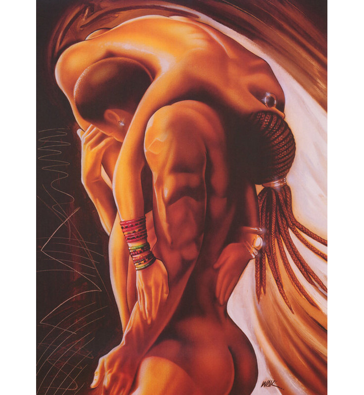 Taking Her Back, 18" H x 13" W