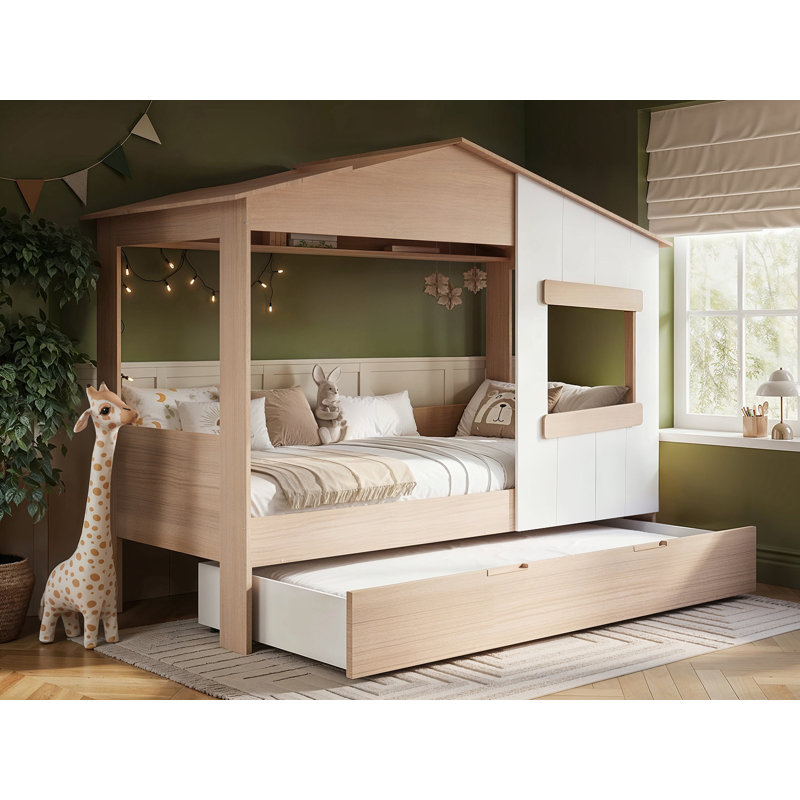 Single (3') Kids Bed, Oak