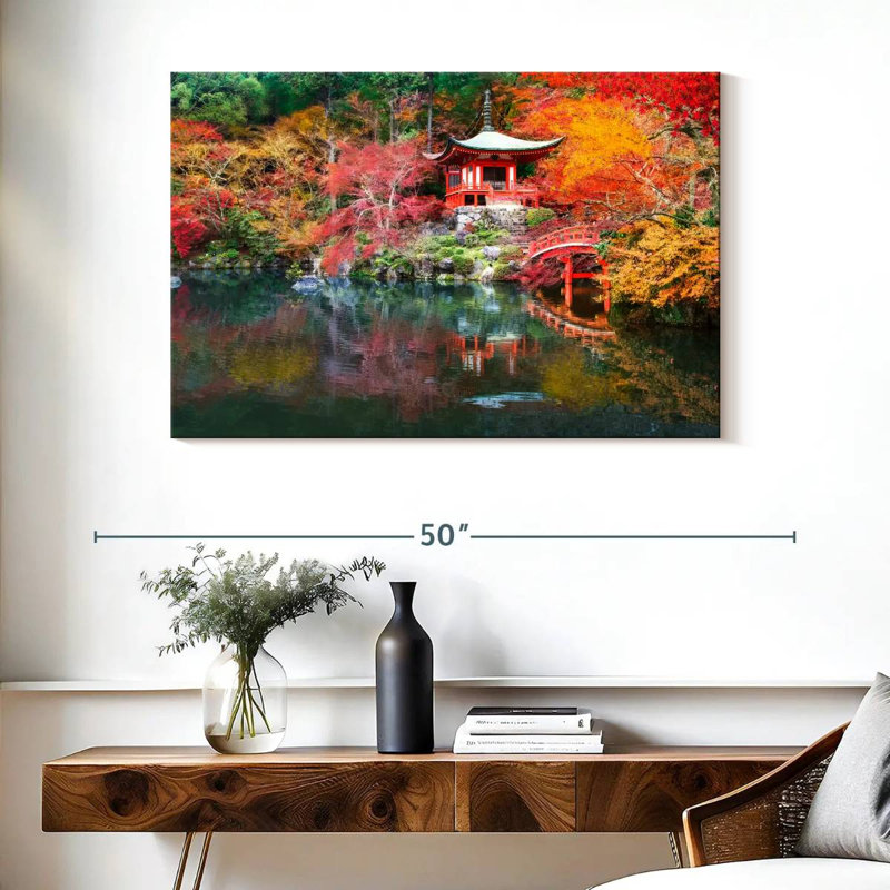 Nicci Vibrant Japon automne, H 26 po x l 39 po