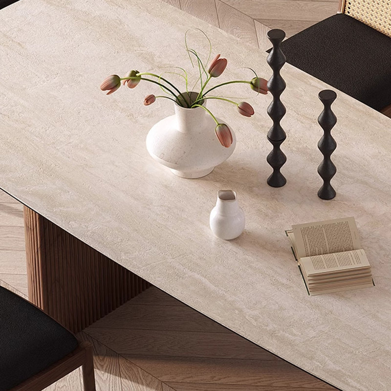 Hubbert, 7 Pieces: Table, 6 Chairs, H 29,53 po x l 70,87 po x P 31,5 po