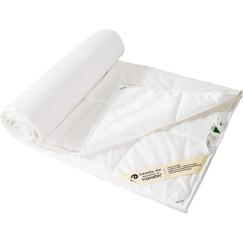 Cotton Checkered Duvet Cover & Insert