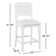 Authement Upholstered Counter Stool with Solid Wood Frame
