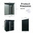 5Ft X 3Ft Outdoor Metal Storage Shed Transparent Plate-123375718