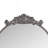 58"X24" Arched Full Body Mirror With Vintage Ornate Carved Applique On Top And Bottom-1300797505
