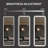 LED-Lit Full-Length Vanity Accent Mirror - Wall-Mounted, Full Body, Rounded Corners