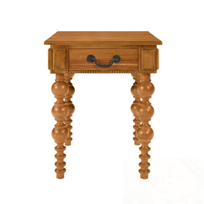 End Table With Drawer And Four Sturdy Legs
