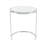 Oakengates Metal Round Nesting Side End Accent Table with Mirrored Glass Top Set-887595561