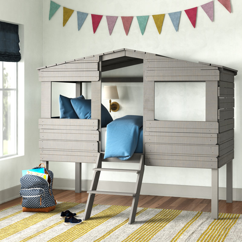 Korbin Kids Twin Loft Bed, Standalone