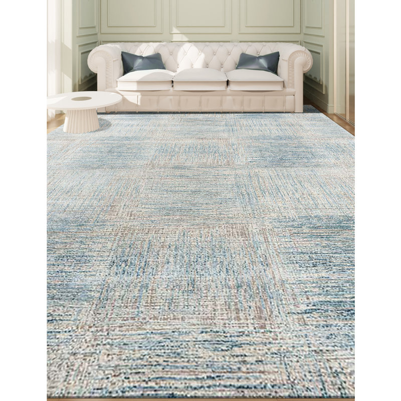 Wool Geometric Area Rug, Rectangle 8' x 10'