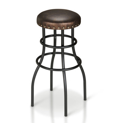 Jordy Upholstered Counter Stool with Metal Frame