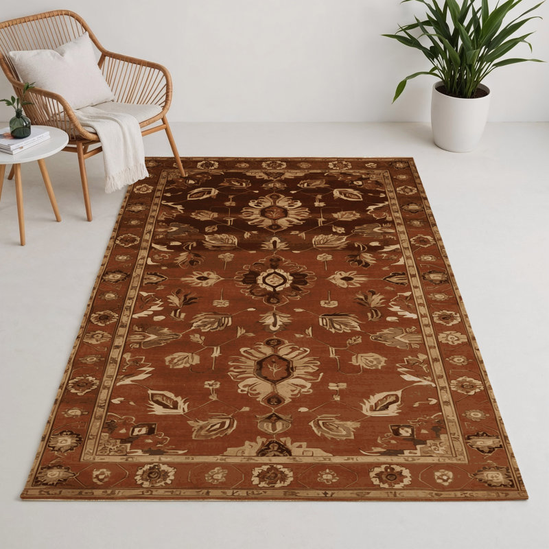 Tapis turc intérieur et extérieur brun, Rectangle 9 pi x 12 pi