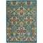 Tapis turquoise / ivoire / jaune Welaka-1623388810