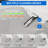 Smart Bidet Toilet  With Auto Open/Close Lid, Foam Shield, Auto Flush, Heated Seat, Warm Wash/Dryer, Remote Control, Foot Sensor, LED Display, Night Light For Bathroom Comfort-128614603