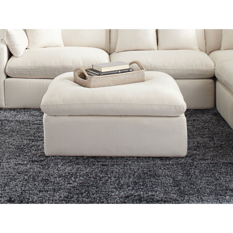 Canapé modulaire symétrique 120 po avec repose-pieds 120 po