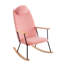 Chaise berçante réglable avec repose-tête, chaise berçante rembourrée avec dossier haut et chaises berçantes modernes Chaise d'appoint confortable pour chambre de bébé, chambre à coucher, salon