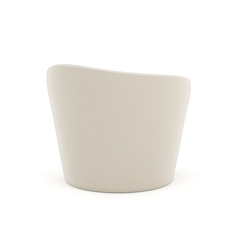 Quasi  Laf Swivel Chair, White