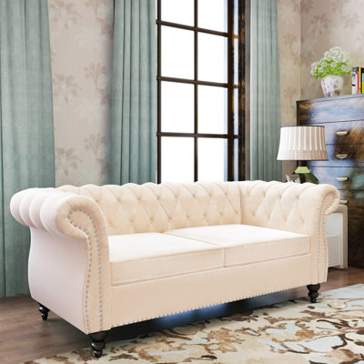 Famke Fabric 67'' Reception Loveseat