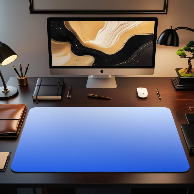 Polyester Desk Pad, 14.4x12.1