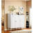 Large Shoe Cabinet Fit Up To Shoe Size 16, Shoe Storage Cabinet With 3 Doors And 1 Drawer, Wooden Shoe Organizer For Entryway-260147210