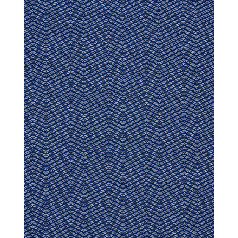 Tissu épinglé brun Schumacher x Stephanie Seal, Cobalt; cobalt