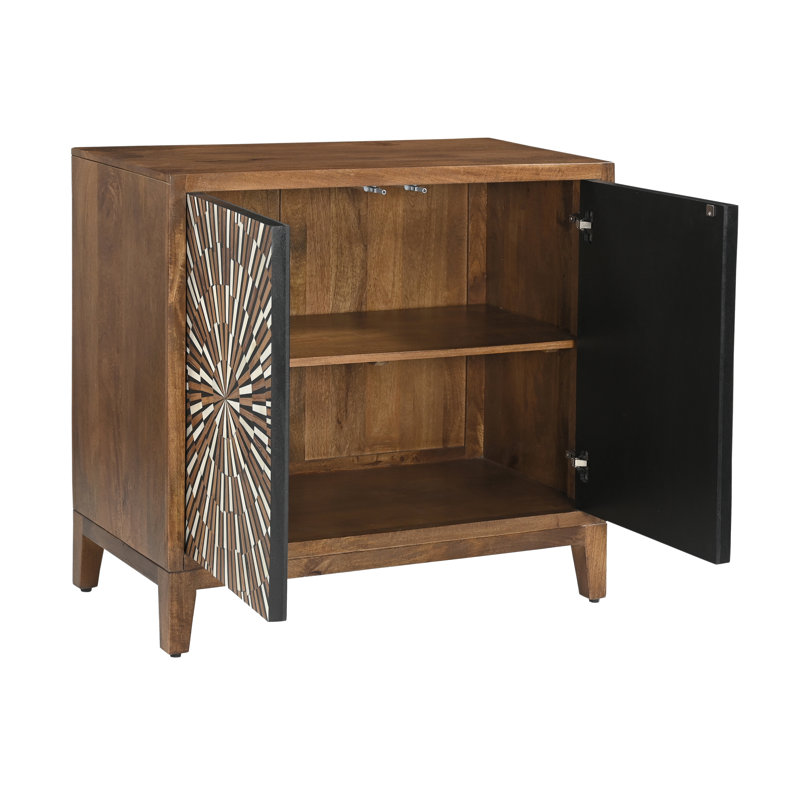 Sundri Solid Wood Accent Cabinet