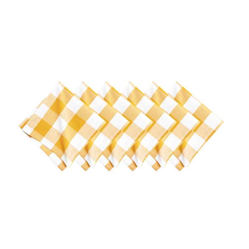 Louis 6 Piece Cotton Napkin Set, Or