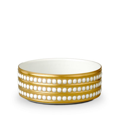 Perlee Gold Deep Bowl