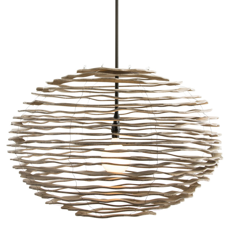 Rabari Chandelier, 15" H x 24" W x 24" D