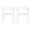 Fauteuil de salle à manger d'extérieur 2 pièces H 29 po Delron-1126938658