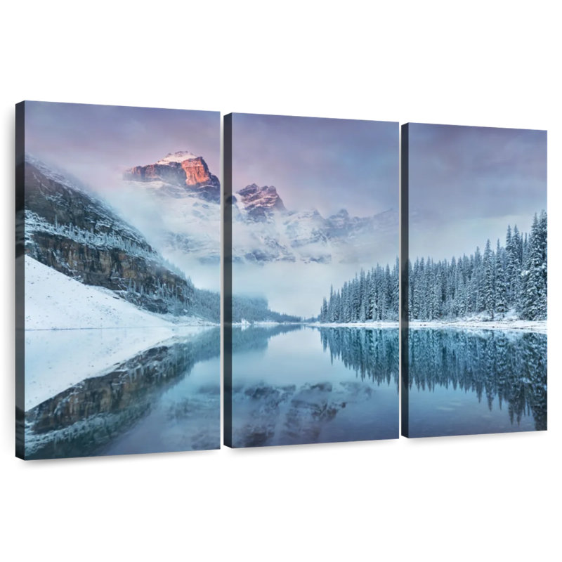 Alvord Wispy Snow Mountain, H 28 po x l 45 po