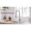 Robinet de cuisine rétractable à poignée simple avec accessoires-86831748